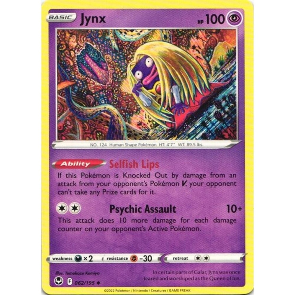 Jynx #62 Pokemon Silver Tempest